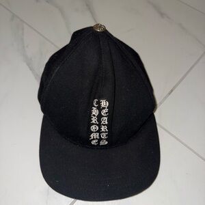 Chrome Hearts Black and White Embroidered Cap